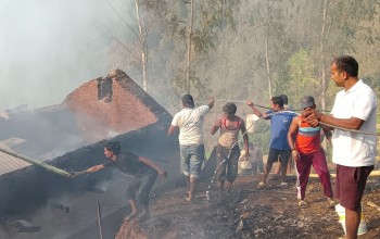 अर्घाखाँचीमा आगलागीमा परेर चार वर्षीया बालिकाको मृत्यु